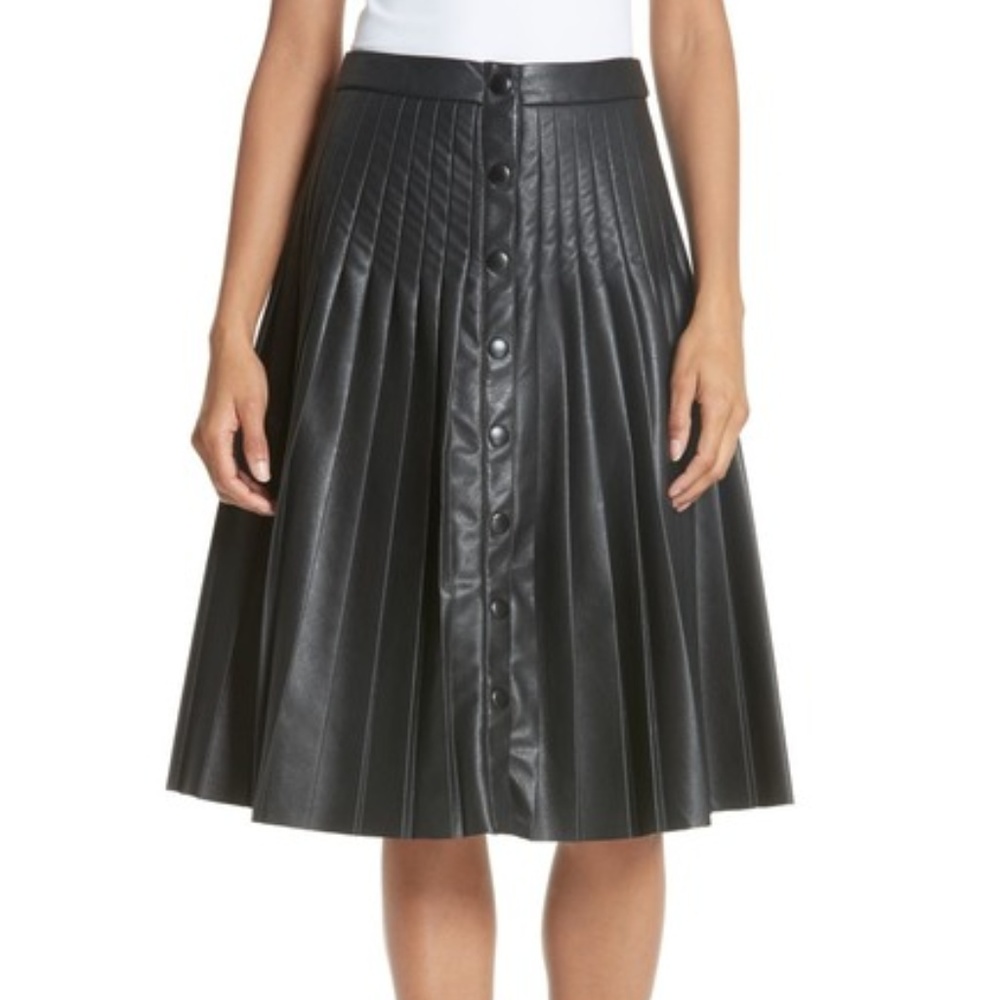 Rebecca Taylor faux leather skirt-NWT-Size 6